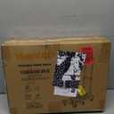 Folding Hand Truck 500lbs, Portable Heavy Duty Dolly Cart, 6 Wheels Collapsible Luggage Cart with 2 Elastic Ropes - Compact Trolley Cart for Easy Moving - Ideal Hand Cart for Travel and More (17, Black)