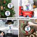 8 x Hummingbird Christmas Ornament 2025 - Hummingbird Ornaments for Christmas Tree, Gifts for Girls, Friends, Humming Bird Christmas Decorations 2025, Bird Gifts for Bird Lovers Women