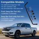 Front Sway Bar End Links Kit for Dodge Ram 1500 2009-2018 Classic 2019-2022