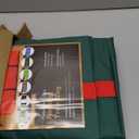 Rolling Christmas Tree Storage Bag for 9 ft Artificial Tree, 600D Waterproof Oxford Fabric, Large Christmas Tree Bag with Dual Zipper, Wheels, Handles, Heavy Duty Xmas Storage Container -Green