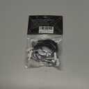 Flat Low Profile Guitar Patch Cable 12 inch 1 foot for Effects Pedals, 1/4 inch Right-Angle, White, 3-Pack New Version