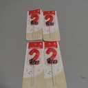 4 x Racing Car Theme Birthday Candles, Number Candles for Birthday Party Cake Decoration Supplies (Red, Number 2)