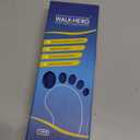 Plantar Fasciitis Feet Insoles Arch Supports Orthotics Inserts Relieve Flat Feet, High Arch (Mens 8-8 1/2 | Womens 10-10 1/2) (New Blue)