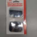 Blind Spot Mirrors 2 Pack, Frameless Side Mirror Blindspot Convex HD Glass Car Accessories, Side View Mirror Blindspot with Wide Angle Adjustable Stick for Car SUV and Trucks