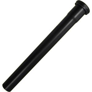 Westbrass A421-62 1-1/4" x 12" Slip Joint Extension Tube, Matte Black