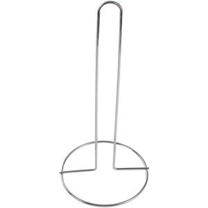 Stainless Steel Roll Paper Towel Holder, Metal Vertical Tissue Stand Organization Home Kitchen Storage Accessories(Silver)