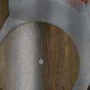 VASAGLE MAEZO Collection - Set of 2 Side Tables, 2-Tier Small Round End Tables, Nightstands with Tapered Legs, Curved Transitions, for Small Spaces, Living Room, Bedroom, Rustic Walnut ULET289K01