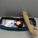 MedEduQuest Intravenous Practice Arm Kit with 30 Injection Spots for ID, IV Training, Phlebotomy Practice Kit for Nursing Student with Portable CaseEducation Use Only