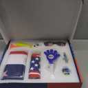 Soccer Fan Gear Set for 2026 World Tournament, Soccer Party Favors Kit with Flag,Scarf, Face Paint, Clapper, Horn&Glasses,Supporter Accessories for Game Day, Sports Event, Gift