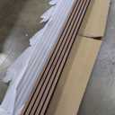 Art3d 4-Piece Wood Slat Acoustic Panels for Stylish Decor and Noise Reduction, 3D Textured Panel for Ceiling and Wall, Walnut (4Pcs - 94.5 * 7.9 inch)