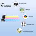 TN-324 TN-514 TN324 TN514 Toner Cartridge Use for Konica Minolta bizhub C258 C308 C368 C458 C558 C658 Printers (4 Pack)