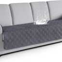 VANSOFY Couch Cover, Waterproof Sofa Covers Washable Slipcover Furniture Protector Couch Seat Covers Non-Slip Couch Cover for Dogs, Pets(Oversized Sofa, Dark Gray) (Oversized Sofa(Seat Width: 78.7"))