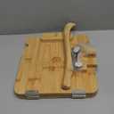 Tortilla Press 10 Inch Bamboo Tortilla Maker, Mexican Tortillera Presser Homemade Flour Tortilla Press for Mexican Tortillas Roti Burrito, Taco Pataconera (Beech)