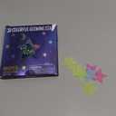 AM AMAONM 100pcs Glow in The Dark Luminous Stars Fluorescent Noctilucent Plastic Stars Wall Stickers Glowing Stars Decals for Home Art Decor Nursery Ceiling Kids Babys Bedroom Room Multicolor