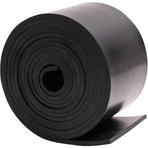 Neoprene Rubber Sheet Solid Rubber Strips Roll PadInsulation for Weather Stripping, Gasket, Shield, Costume, Seal, DIY (3/16 (.187") Thick, 3" Wide X 10' Long)