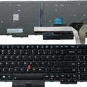 Laptop Replacement US Layout with backlight Keyboard For Lenovo ThinkPad E580 E585 L580 E590 E595 L590 T590 P15S P52 P72 P53 P73 P53 P52 T15(Not Fit P52s)SN5372BL PK131671B00 01YP760 01YP680