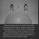 Through My Brother's Lens: A Journey of Life Lessons