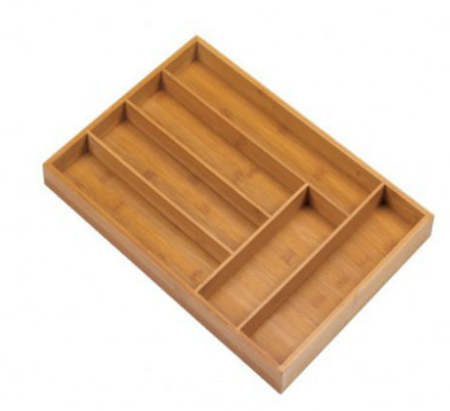 Natural 7 Compartment Drawer Organizer Brown - Brightroom™: Expandable Kitchen Utensils & Silverware Storage
18"×13"×2.1"