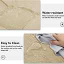 Easy-Going 2 Pack 19"x19" Water Resistant Wicker Chair Cushions Reversible Tufted Pads Seat Indoor Furniture Beige