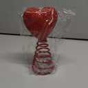 5 Inch Mini Valentine Day Tree Topper Glitter Hearts Tree Topper for Mini Trees Heart Decorations for Valentine's Day Party Holiday Ornament Home Decoration