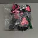 Weweya Barefoot Shoes for Women Minimalist Running Cross Training Shoe (7, Black Hot Pink)