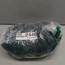 Plus Size Women's V Neck Ruffles Flutter Sleeve Embroidered Lace A Line Maxi Dress for Wedding Party Evening (1XL)