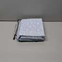 Laura Ashley - Twin Sheets, Cotton Percale Bedding Set, Lightweight & Breathable Home Decor (Heirloom Ditzy Blue, Twin)
