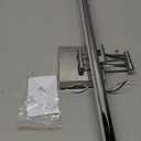 Dimmable Vanity Light for Bathroom 24 Inch LED Vanity Lamps Chrome Bath Light Fixtures Modern Bathroom wall Lamps above Mirror Adjustable Swing Arm Restroom Wall Light Round Tube over Mirror Light