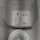 Sound Machine Easysleep White Noise Machine with 25 Soothing Sounds and Night Lights with Memory Function 32 Levels of Volume and 5 Sleep Timer Powered by AC or USB for Sleeping Relaxation (White)