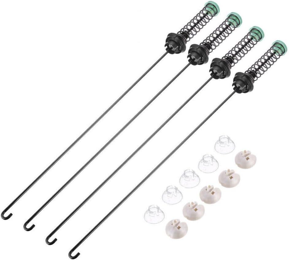 4PCS W11130362 Washer Suspension Rod Kit Compatible with Whirlpool W10594080 Washing Machine