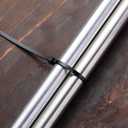 5 x 120 Pcs 8 Inch Cable Zip Tie, ORWUDIZ Multifunctional Tie, Nylon 66 Material, Tensile Strength 50 Lbs, Black, Cable Binding Classification, Suitable for Industrial, Outdoor, Home, Office Use