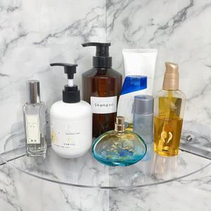 Acrylic Corner Shelves, Adhesive Shelf, Shower Caddy Organizer for Home Decor,Clear Shower Shelf,No Drilling Wall Mounted Bathroom Shelves (Clear 10 inch 1 set)