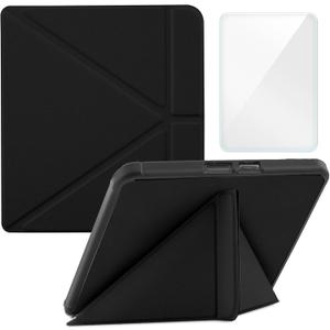 Case Compatible with 8" Kobo Forma(Model N782, 2018 Release Version), Includes a Screen Protector - Premium PU Leather Cover with Auto Sleep/Wake (One Size)