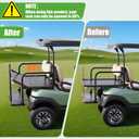 10L0L Universal Golf Cart Rear Seat Safety Grab Bar Fits for Club Car EZGO, Upgrade Heavy Duty Rear Seat Hand Rail Grab Bar to Keep Safety