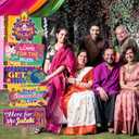 HOWAF 20 Pieces Happy Diwali Photo Props Signs, Festival of Lights Welcome Yard Sign, Diwali Party Photo Props Backdrop, Diwali Party Themed Celebration Front Door Decoration