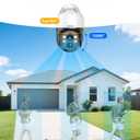 OOSSXX (2026 Upgrade) Auto-Tracking 4K 2-Way Audio PTZ PoE Outdoor Wired Security Cameras System Home Wired Cameras Video Surveillance