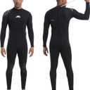 XUKER Women Men Wetsuit 2mm 3mm, Neoprene Wet Suits Front/Back Zip in Cold Water Full Body Dive Suit for Water Sports M