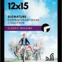 Americanflat 12x15 Picture Frame with Shatter-Resistant Glass - Signature Collection - Gallery-Style Frames Made of Engineered Wood - Photo Frame for Wall Display - Black