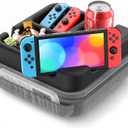 5 in 1 Couch Cup Holder Tray, Drink Holder For Couch with Tablet Phone Stand, Sofa Cup Holder Tray with Two Organizer Pockets, Storage Compartments, Durable Organizer Caddy For Bed, Desk, Floor