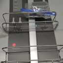 simplehuman Adjustable and Extendable Shower Caddy Large, Stainless Steel and Anodized Aluminum