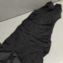 Women's Midi Bodycon Dress Summer Sleeveless Ruffle Mermaid Dress Cocktail Party Tank Dresses for Wedding Guest, Size L