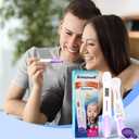 Early Pregnancy Test Kit,Digital Pregnancy Test with Cup at Home,4 Tests (2 Digital+2 Early+1 Urine Cup)