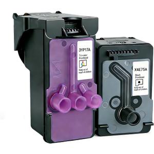 3YP17A X4E75A Print Head Replacement - Compatible with HP - for 660 670 672 675 678 700 725 726 728 755 758 798 6000 6001 7000 7001 7005 7006 7300 7301 7305 7600 Series - Black & Tri-Color