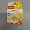 Alpine FlyFit - Earplugs for Pressure Relief & Preventing Ear Pain While Flying - Airplane Travel Essentials - Comfortable Reusable Hypoallergenic Earplugs with Ultra Soft Filter