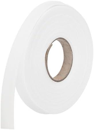 MECCANIXITY 1/2 Inch Double Fold Bias Tape Polyester Continuous Bulk Bias Tape for Sewing,Seaming Quilting Hemming Binding Crafts (White 10 Yards)