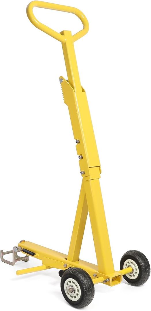 Heavy-Duty Mower Lift Jack 800 lbs Capacity, Thick Q235 Steel, Portable Lawn Mower Lift with Safety Arm for Zero Turn & Riding Mowers