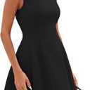 PRETTYGARDEN Summer Dresses for Women 2026 Elegant Classy Spring A Line Business Casual Work Graduation Cocktail Short Dress (Black,Large)