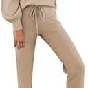Fixmatti Women's 2 Piece Outfits Long Sleeve Pullover Sweatshirt Jogger Pants Sweatsuit