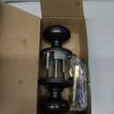 Kwikset Hancock Entry Door Knob with Lock and Key, Secure Keyed Handle Exterior, Front Entrance and Bedroom, Venetian Bronze, Pick Resistant SmartKey Rekey Security and Microban