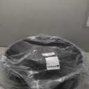 Large Cat Tunnel Bed for Indoor Cats with 3 Toys, Scratch Resistant Donut Cat Bed, Up to 30 Lbs (L 24x24x11, Dark Grey)